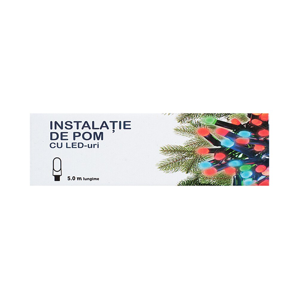 Instalatie de pom Holly 40 LED-uri lila