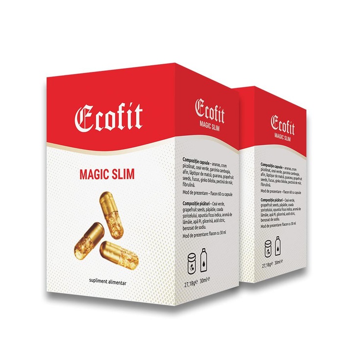 Supliment alimentar, Ecofit, 120 capsule + 60 ml, MEDICA