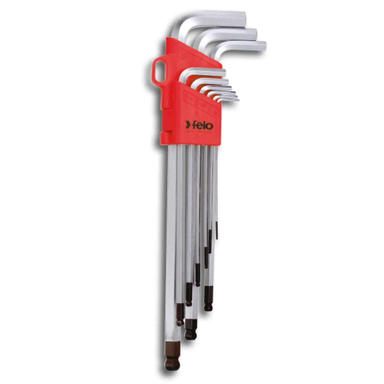 Set de 9 surubelnite vinclu inbus, extralungi, cromate