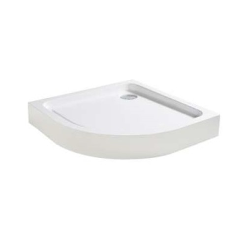 Cadita de dus,Tempo Line,semirotunda,90 X 90 cm,Acril,Amprenta antiderapanta