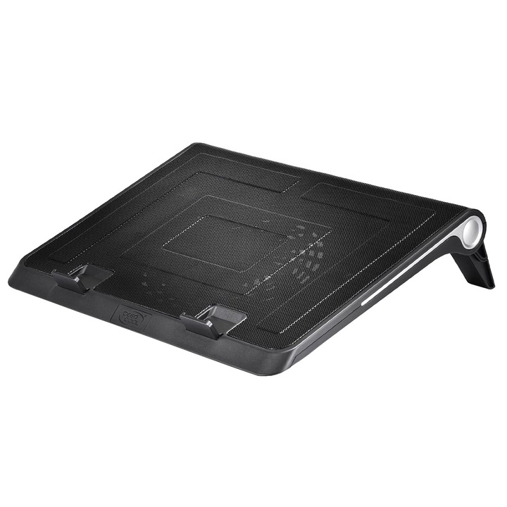 Охладител за лаптоп DeepCool N180 FS, 15.6", USB, Черен