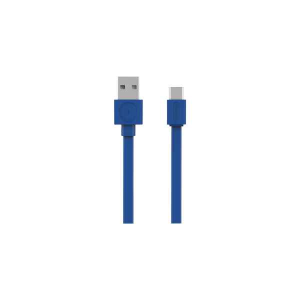 Cablu date USB, USB-C, 1,5m, albastru