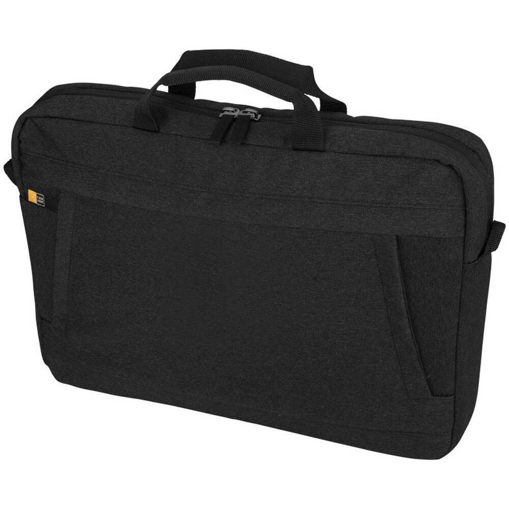 Servieta Laptop/Tableta, Case Logic by AleXer, HN, 15.6 inch, poliester, negru, breloc inclus din piele ecologica si metal