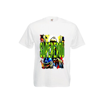 Tricou barbatesc SUPEROU Alb 2XL Tricou barbatesc SUPEROU Alb 2XL