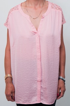 Bluza cu broderie Kiabi, Roz Bluza cu broderie Kiabi, Roz