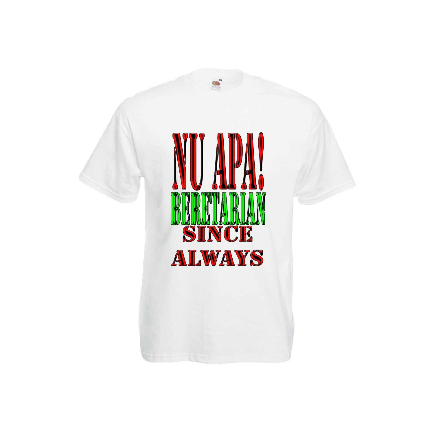 Tricou personalizat barbatesc NU APA alb M