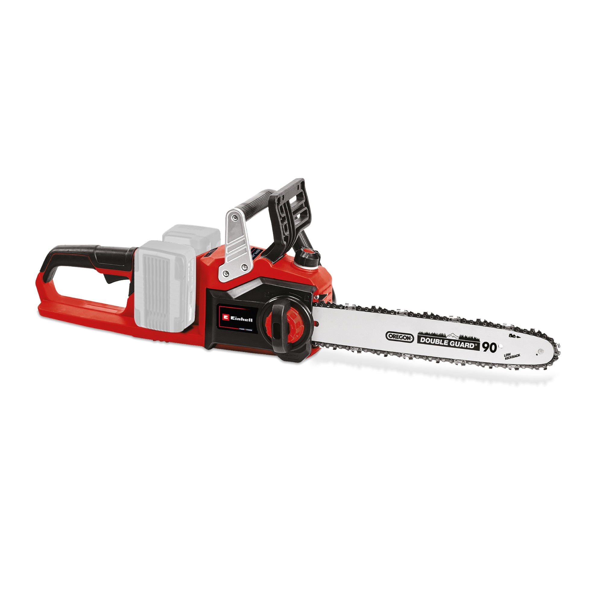 Drujba (fierastrau electric) cu lant pe acumulator Einhell Professional PXC GE-LC 36/35 Li-Solo, 36 V, 33 cm lungime lama, 15 m/s viteza lant,fara incarcator si acumulator in pache