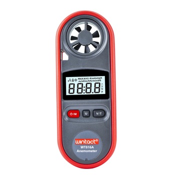 Aparat de masurat viteza si temperatura aerului, Anemometru digital, Wintact, WT816A Aparat de masurat viteza si temperatura aerului, Anemometru digital, Wintact, WT816A