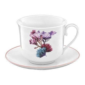 Cana cu farfurioara 450ml Garden model 2 Cana cu farfurioara 450ml Garden model 2