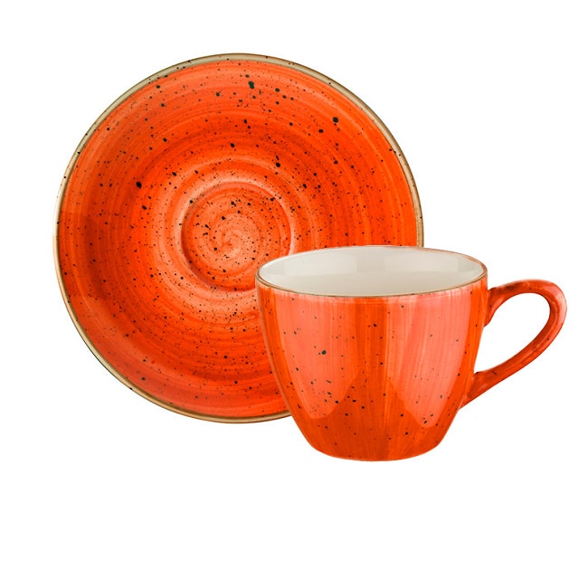 Ceasca si farfurioara AURA TERRA COTTA 70cc ATC RIT 02KFT