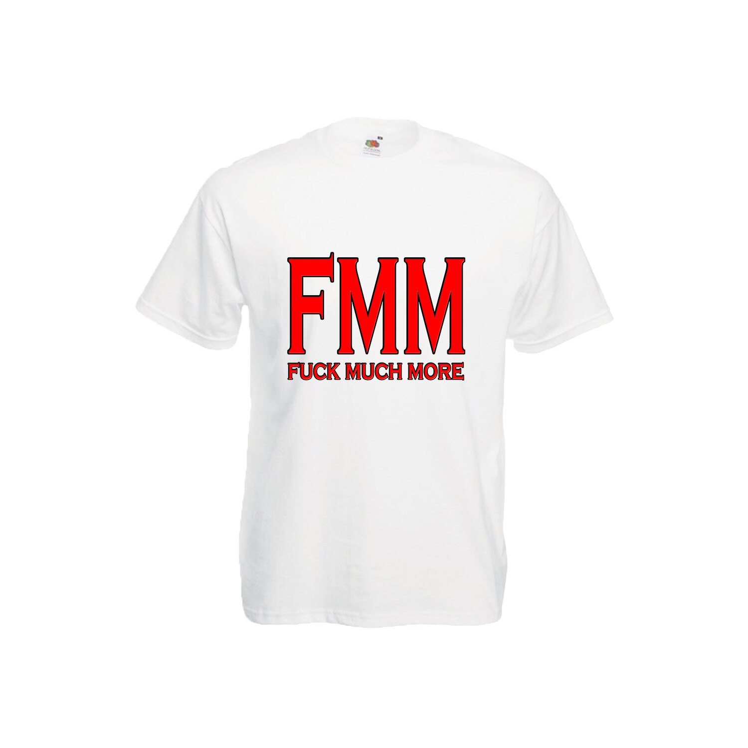 Tricou personalizat barbatesc FMM alb M