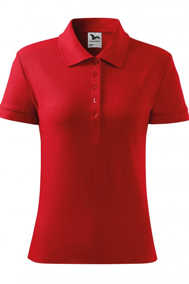 Tricou polo pentru dama Cotton, Rosu