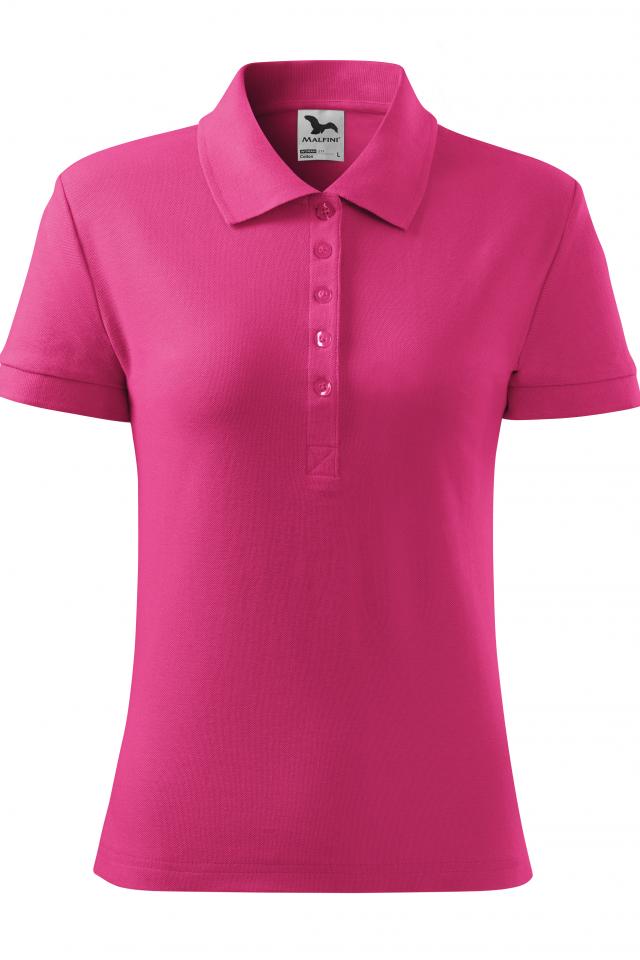 Tricou polo pentru dama Cotton, Purpuriu