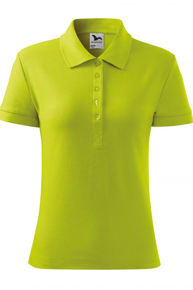 Tricou polo pentru dama Cotton, Lime