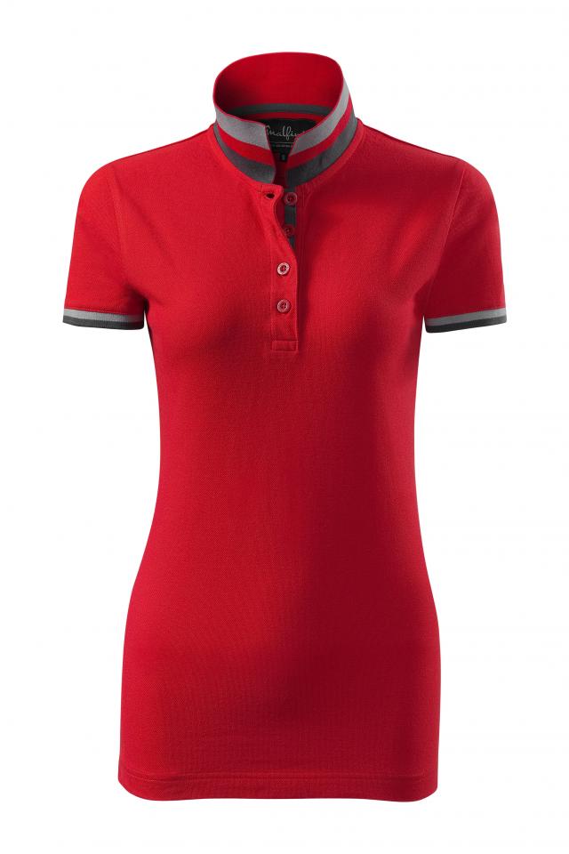 Tricou polo pentru dama Collar Up, Formula Rosu