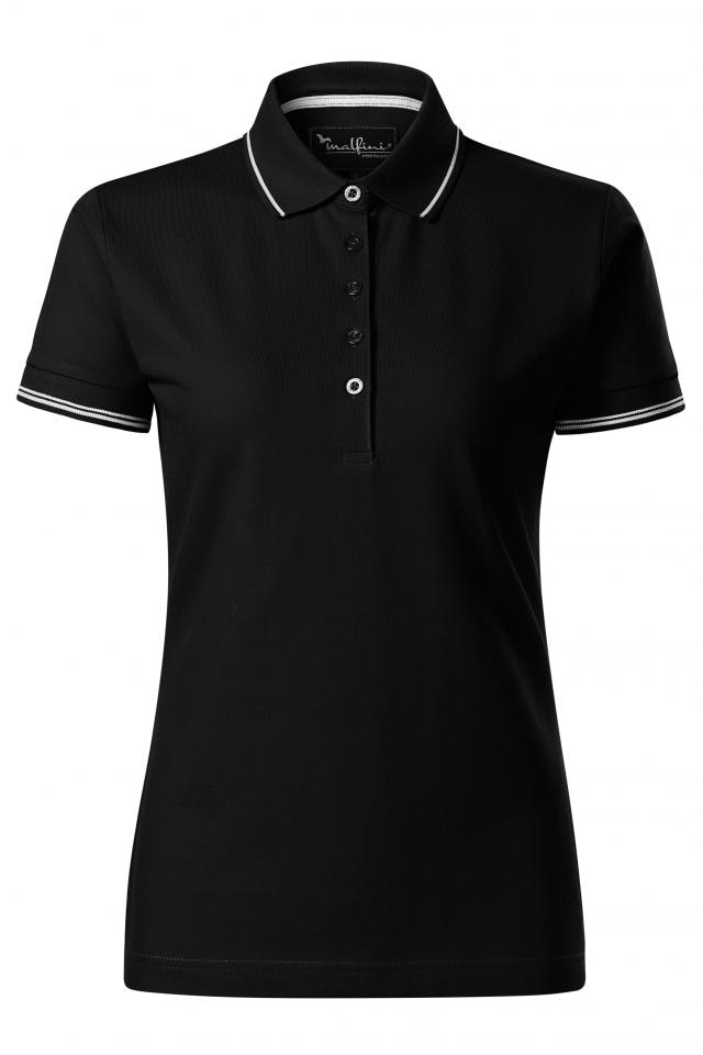 Tricou polo pentru dama Perfection plain, Negru