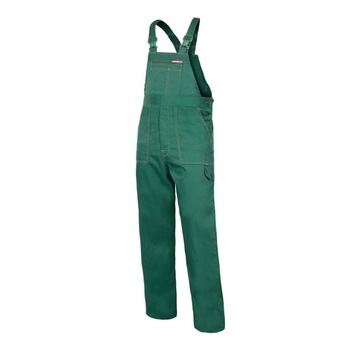 Salopeta lucru subtire, talie si bretele ajustabile, marime S/H-164, Verde Salopeta lucru subtire, talie si bretele ajustabile, marime S/H-164, Verde