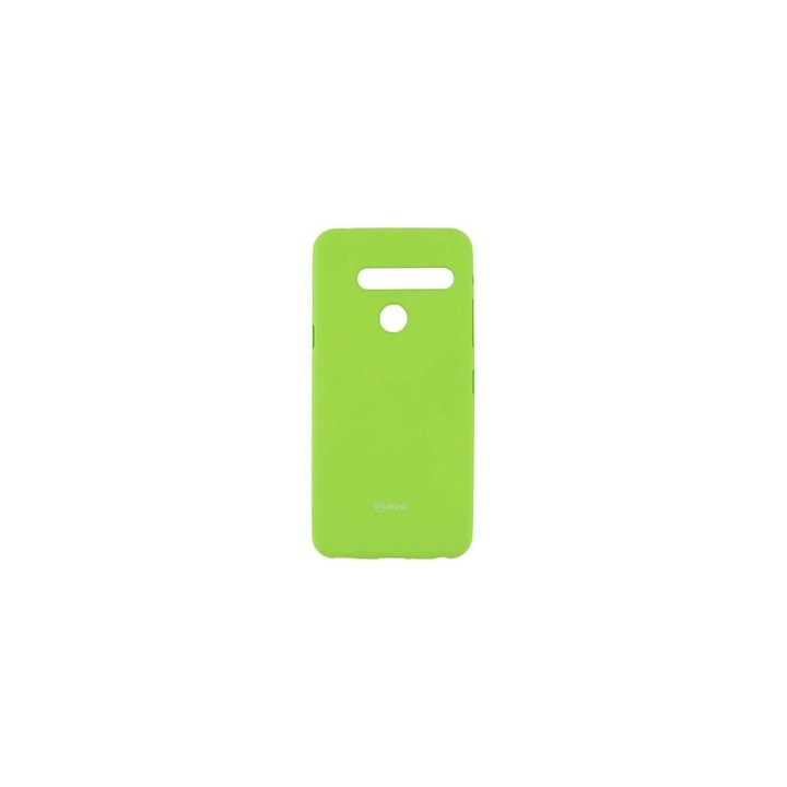 Калъф LG G8 ThinQ Roar Colorful Jelly Case - матово лайм зелено