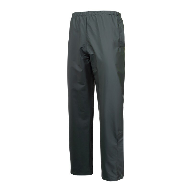 Pantaloni ploaie, 2 buzunare, impermeabil, talie si mansete ajustabile, marime L, Verde