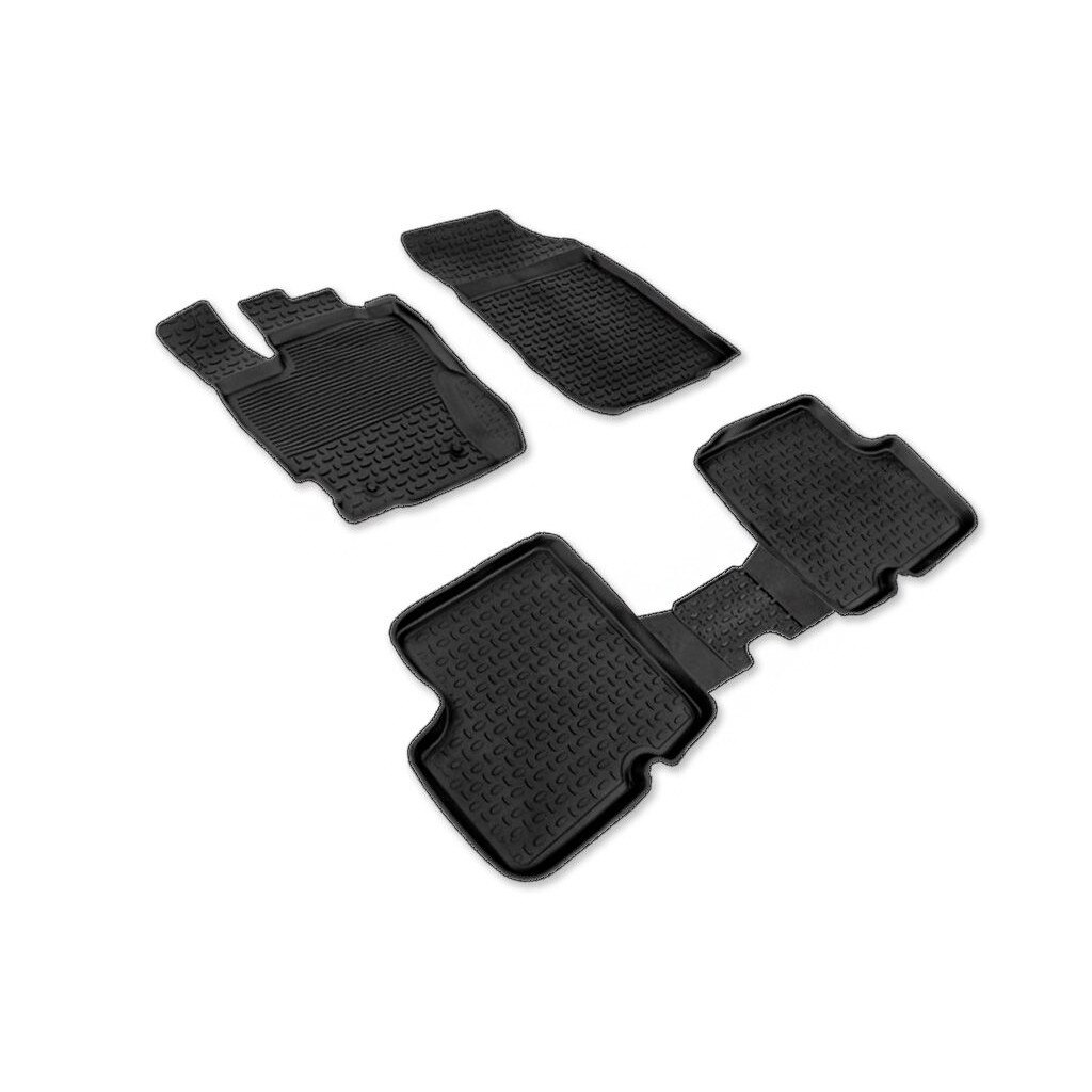 Covoare / Covorase auto cauciuc tip stil tavita Dacia Duster 1 Facelift fabricatie 2013-2017