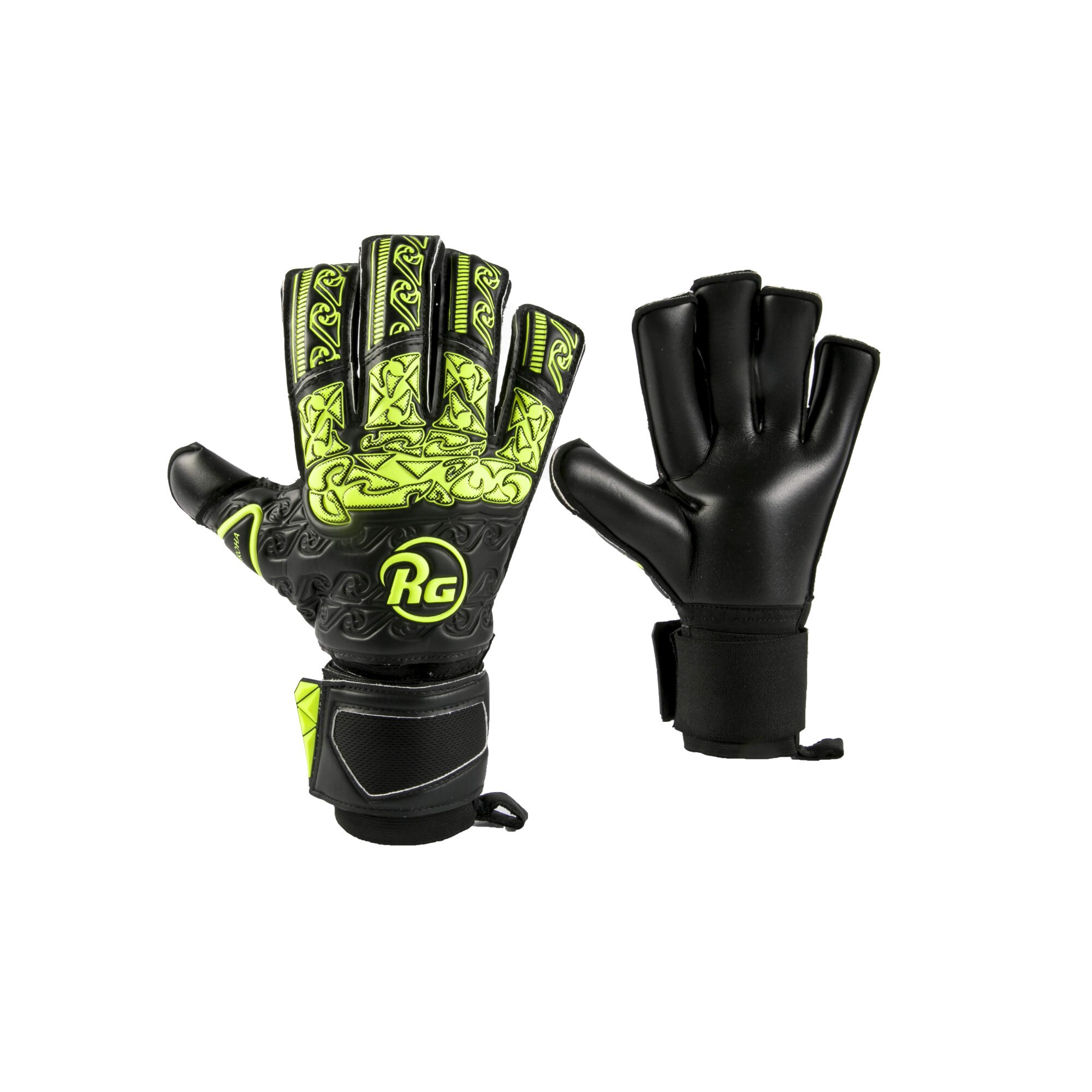 Manusi de portar RG Haka Aroha, Negru/Verde, 7