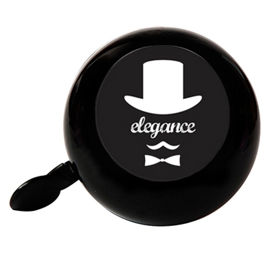 Sonerie bicicleta Bike Bell Elegance, 55 mm, Negru