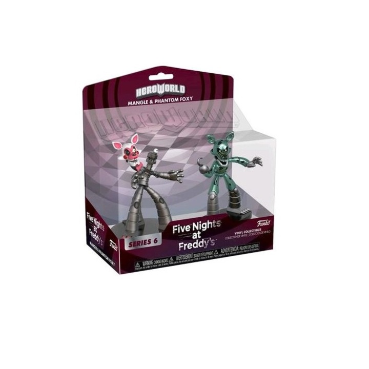 Set 2 Figurine Funko Hero World - Mangle & Phantom Foxy