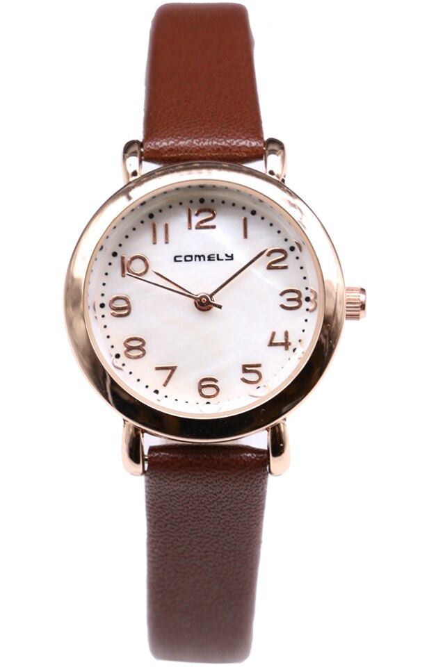 Ceas pentru dama, mecanism Quartz, piele eco, C2019