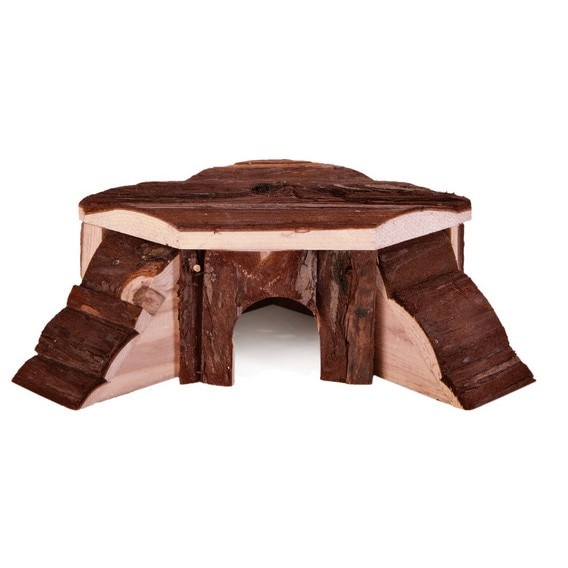 Casuta Lemn Trixie Pentru Hamsteri Cu Rampa 21x7x19cm 6175