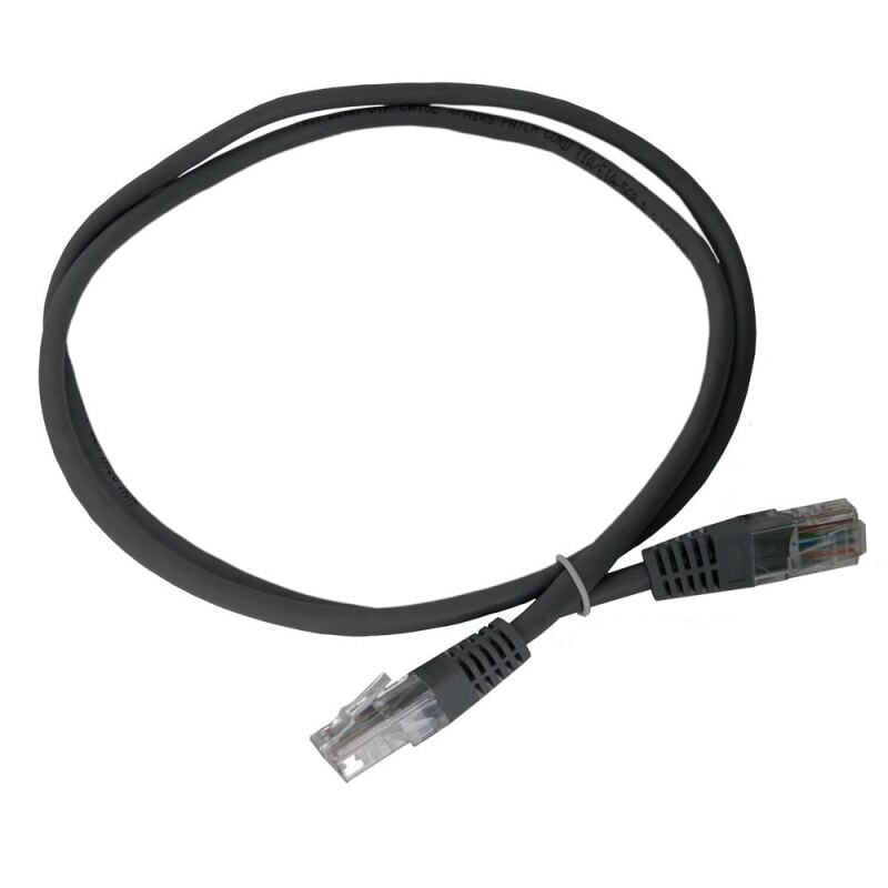 Patch Cord UTP, Cat 5E, 1m, Gri