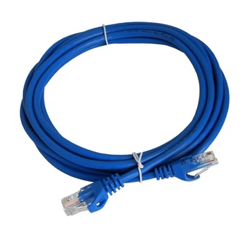 Patch Cord UTP, Cat 5E, 3m, Albastru Patch Cord UTP, Cat 5E, 3m, Albastru