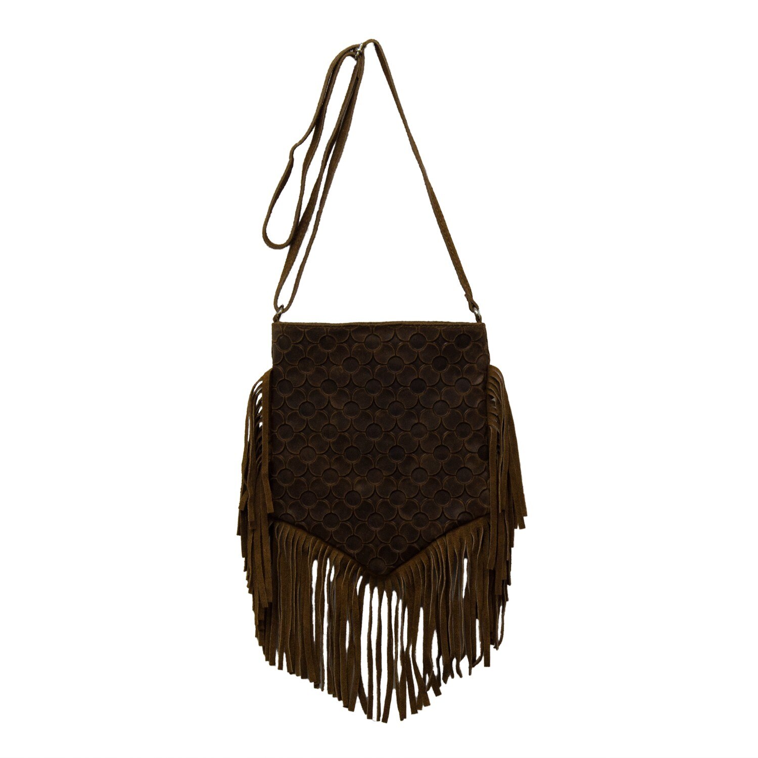 Geanta crossbody din piele naturala, Daria, Maro