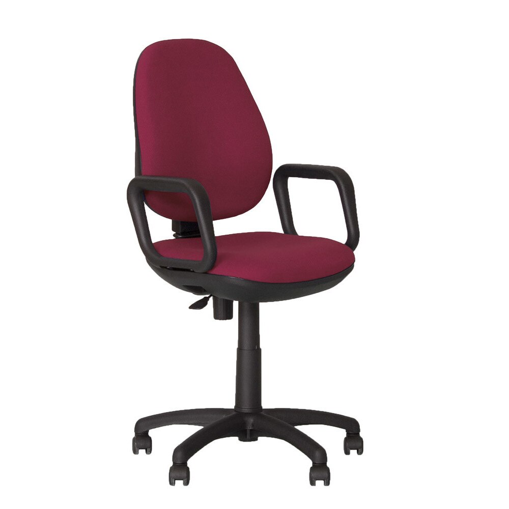 Scaun de birou COMFORT GTP, Bordo, Textil