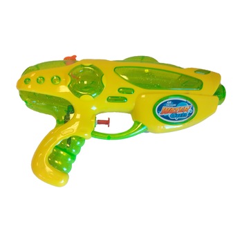 Pistol cu apa de jucarie Vision 25 cm, verde cu galben Pistol cu apa de jucarie Vision 25 cm, verde cu galben