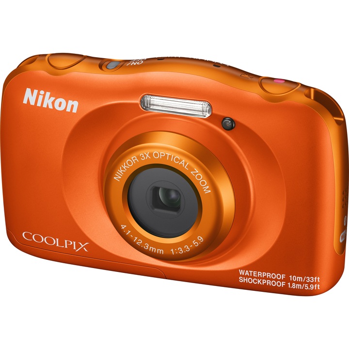Aparat foto digital Nikon COOLPIX WATERPROOF W150, Backpack Kit, Orange