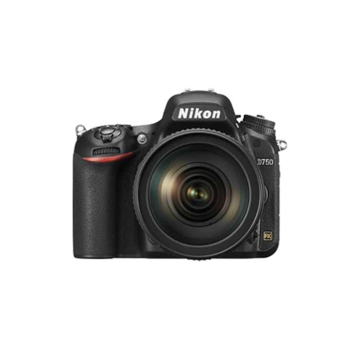 Nikon D750 DSLR fényképezőgép AF-S 24-120mm VR objektív, Fekete