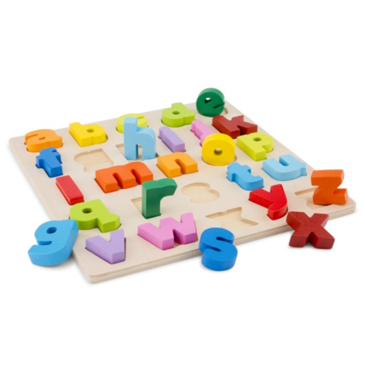 Нов класически играчки Азбучен пъзел с малки букви