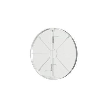 Clapeta antiretur pentru ventilator baie Ø125mm, plastic Alb Clapeta antiretur pentru ventilator baie Ø125mm, plastic Alb