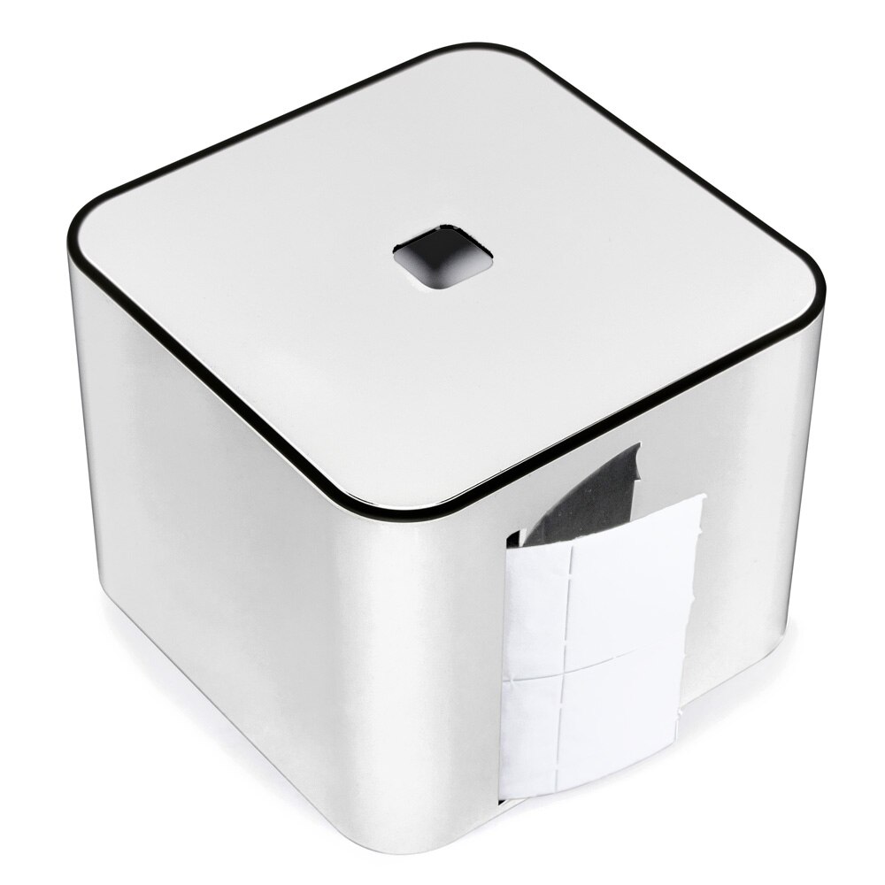 Suport Servetele Rola, E-Unghii, Alb Negru