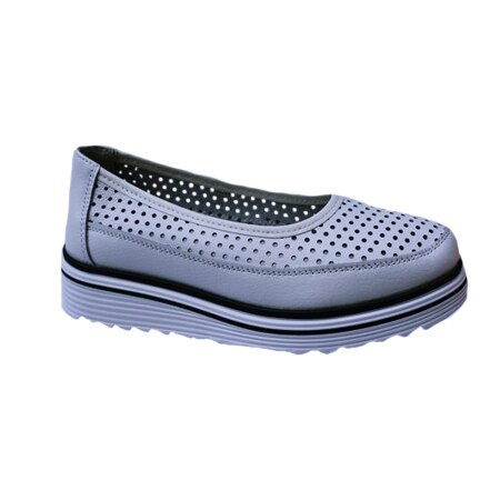 Balerini moderni,model perforat,D&J Exclussive,alb