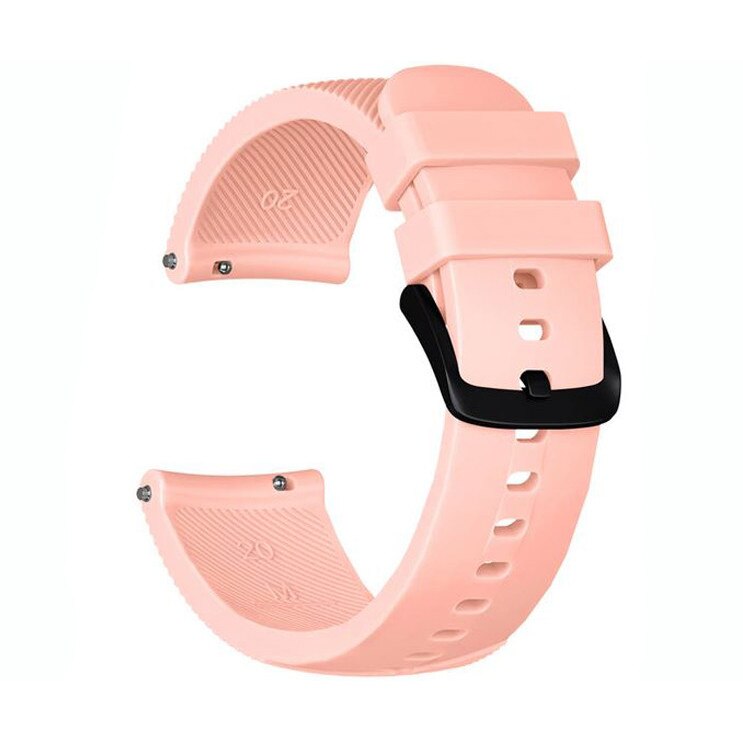 Curea ceas Smartwatch Samsung Gear S2, iUni 20 mm Silicon Soft Pink