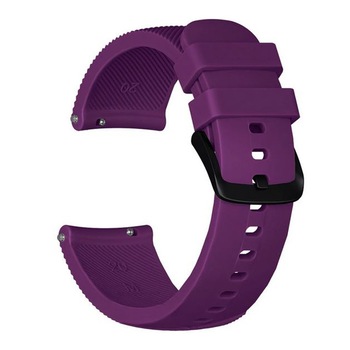 Curea ceas Smartwatch Samsung Gear S2, iUni 20 mm Silicon Purple