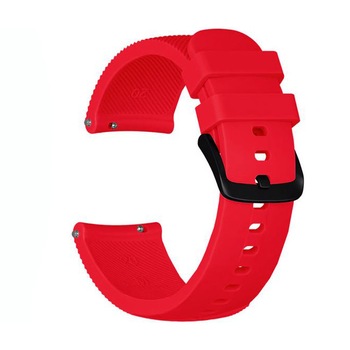 Curea ceas Smartwatch Samsung Gear S2, iUni 20 mm Silicon Red Curea ceas Smartwatch Samsung Gear S2, iUni 20 mm Silicon Red