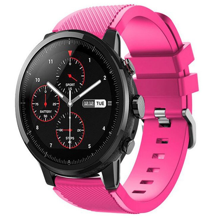 Curea ceas Smartwatch Samsung Gear S3, iUni 22 mm Silicon Pink