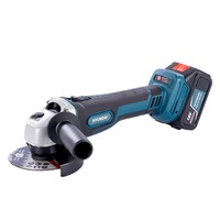 Polizor unghiular, Hyundai HYD-8115-18VA-Li, 11000 rpm, 650W, Albastru