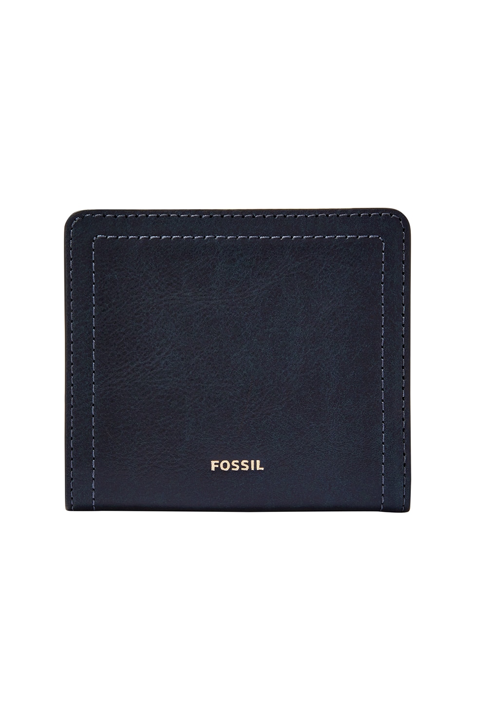 Fossil, Portofel de piele pliabil Logan, Bleumarin