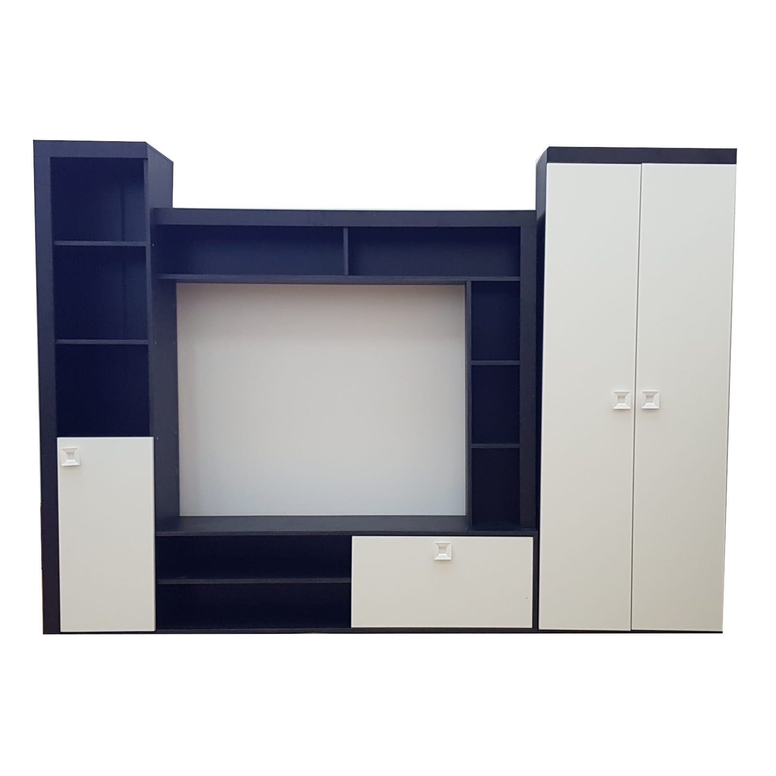 Living CLOP COMBO , Alb/Ferrara Wenge sau SONOMA - PAL Melaminat 16-mm
