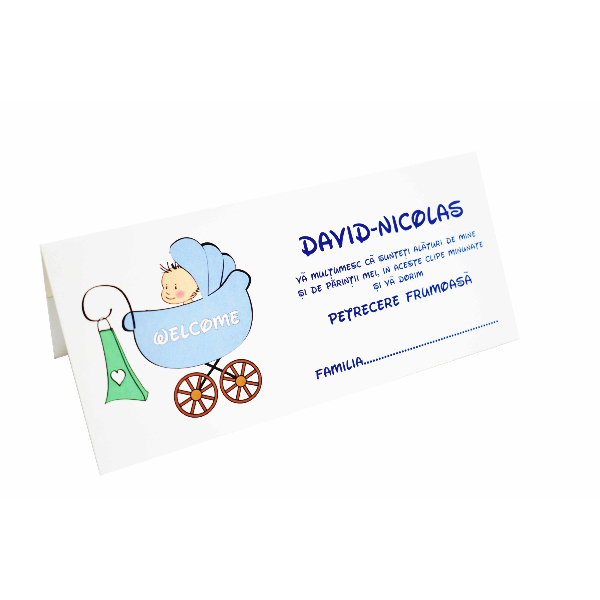 Set 10 plicuri pentru bani de botez, PB1304, Cubika