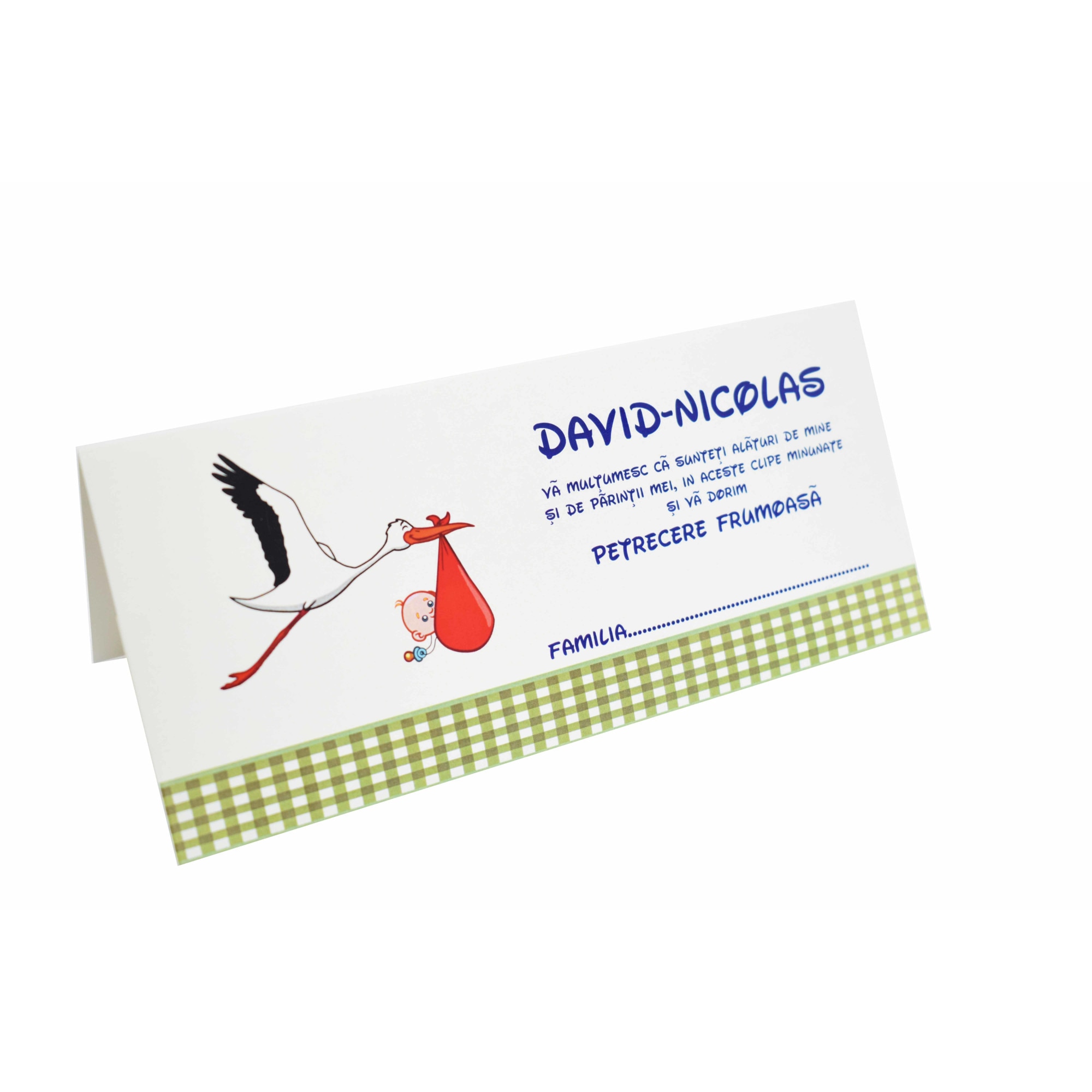 Set 10 plicuri de bani pentru botez, PB1303, Cubika