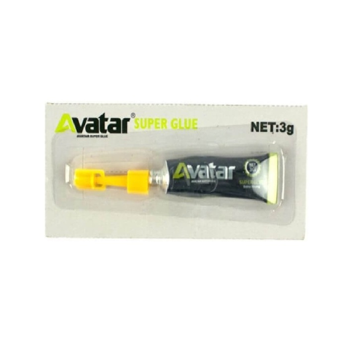 Super Glue Avatar 3g, моментално лепило - лепила и лепила, течно супер лепило